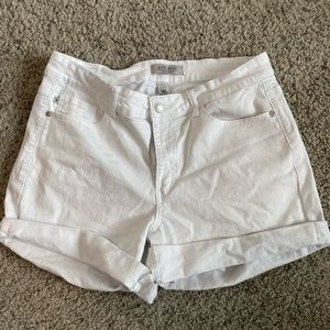 Judy Blue White Denim Shorts